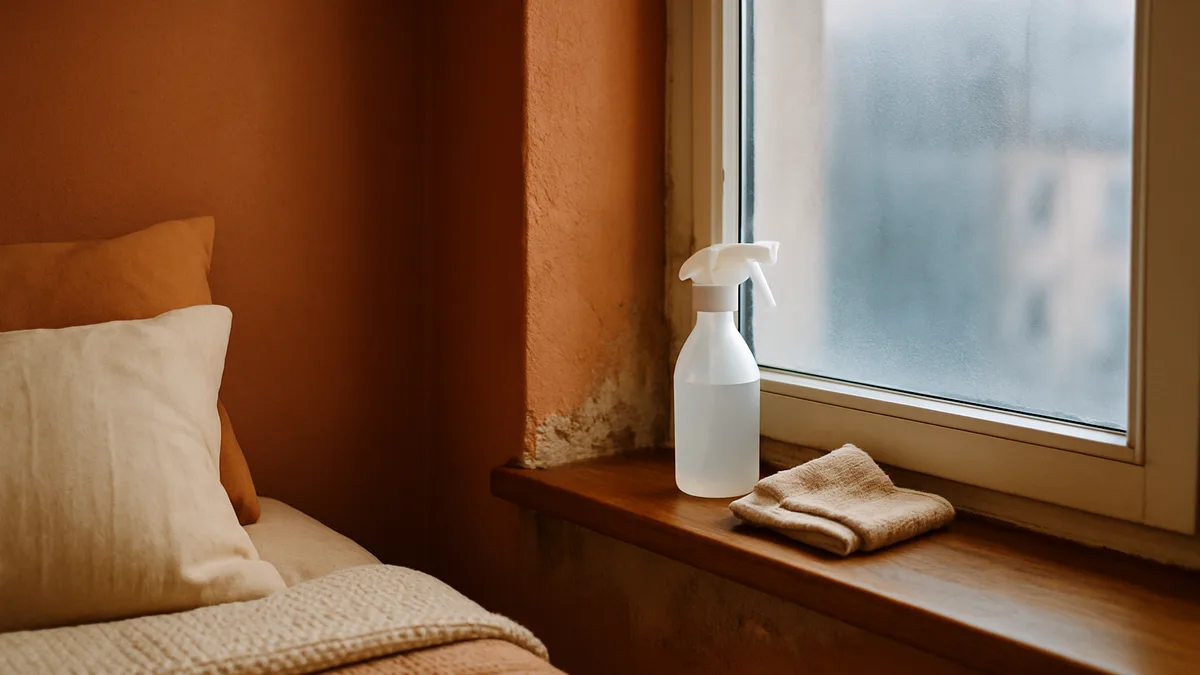 Moisissure sur les murs : la stopper pour de bon (et pourquoi l’eau de Javel la fait revenir)